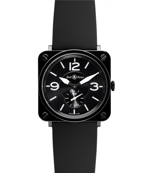 Bell & Ross Ceramic Quartz 39mm Medium  Watch Replica BR S BLACK CERAMIC